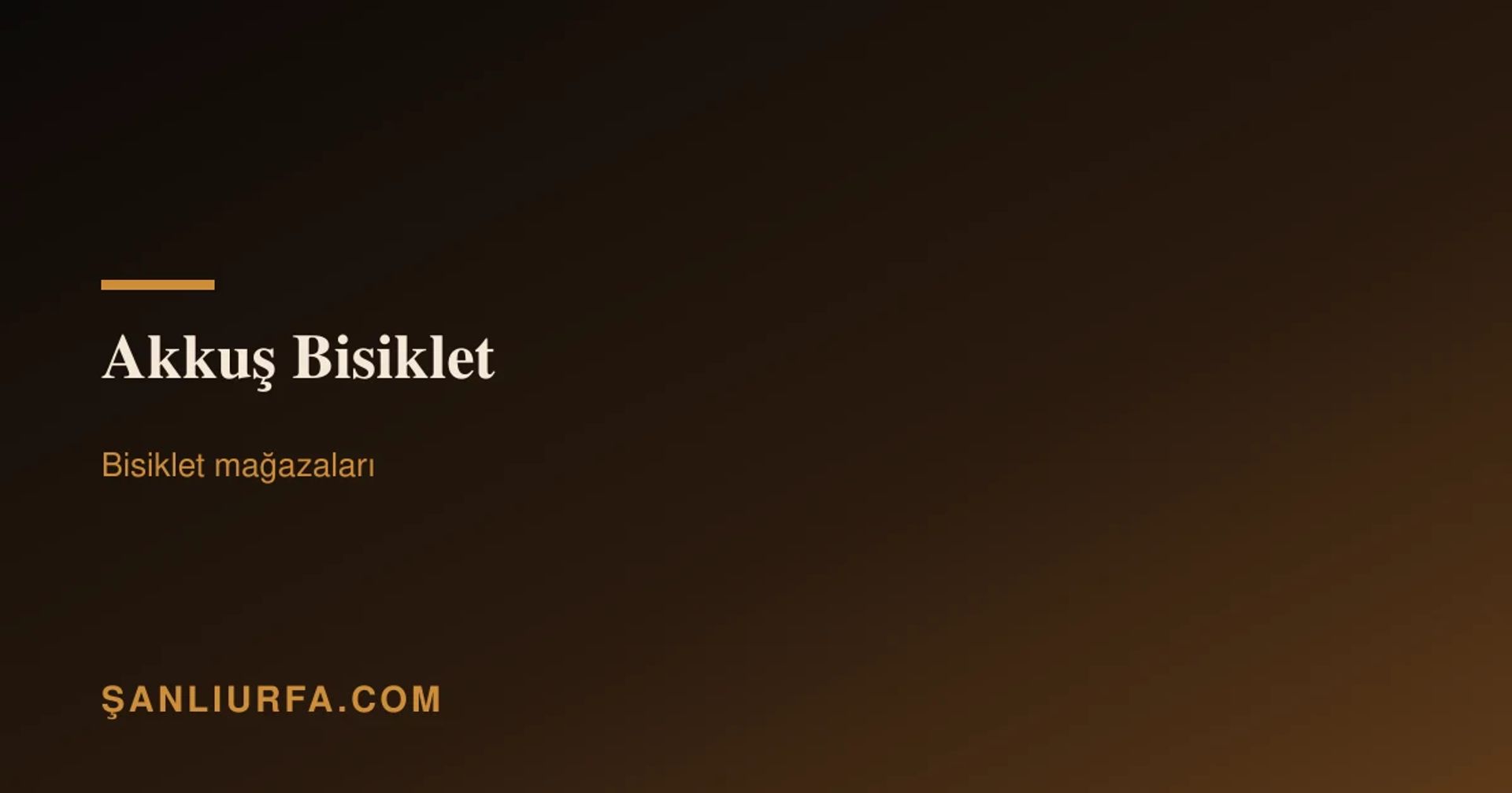 Akkuş Bisiklet