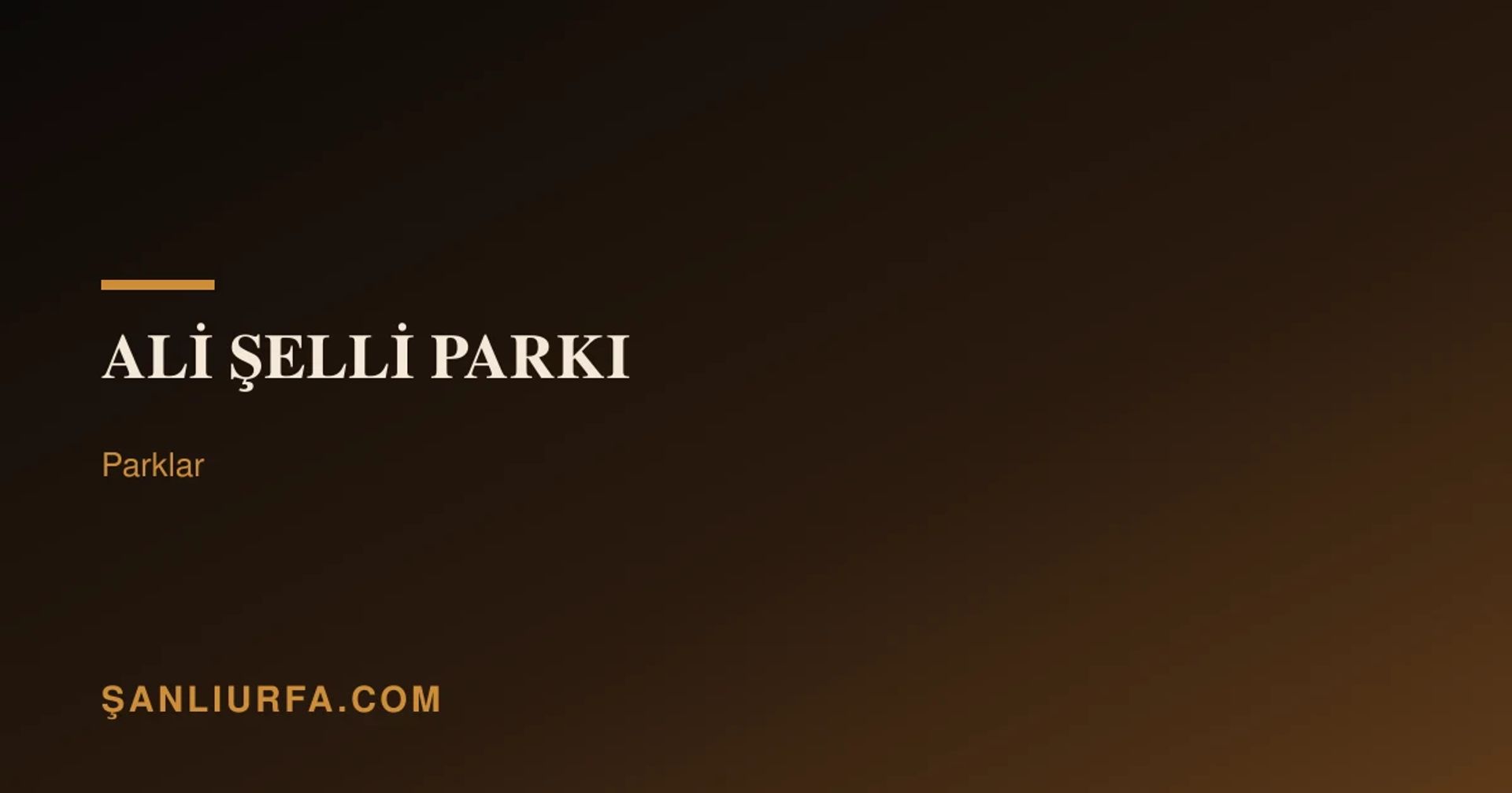 Ali Şelli Parki