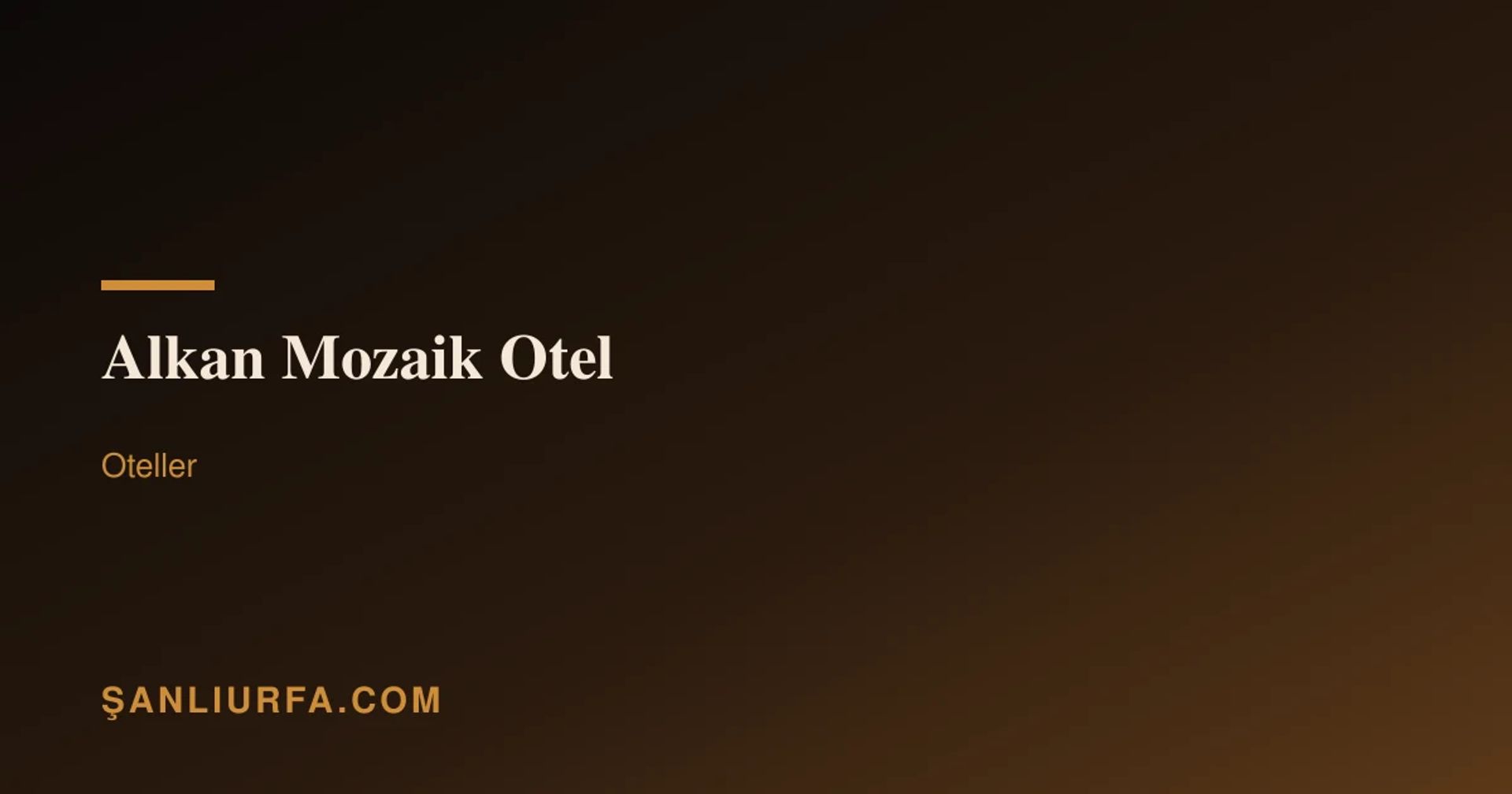 Alkan Mozaik Otel