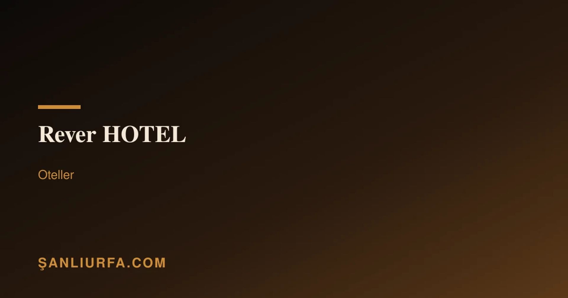 Rever HOTEL