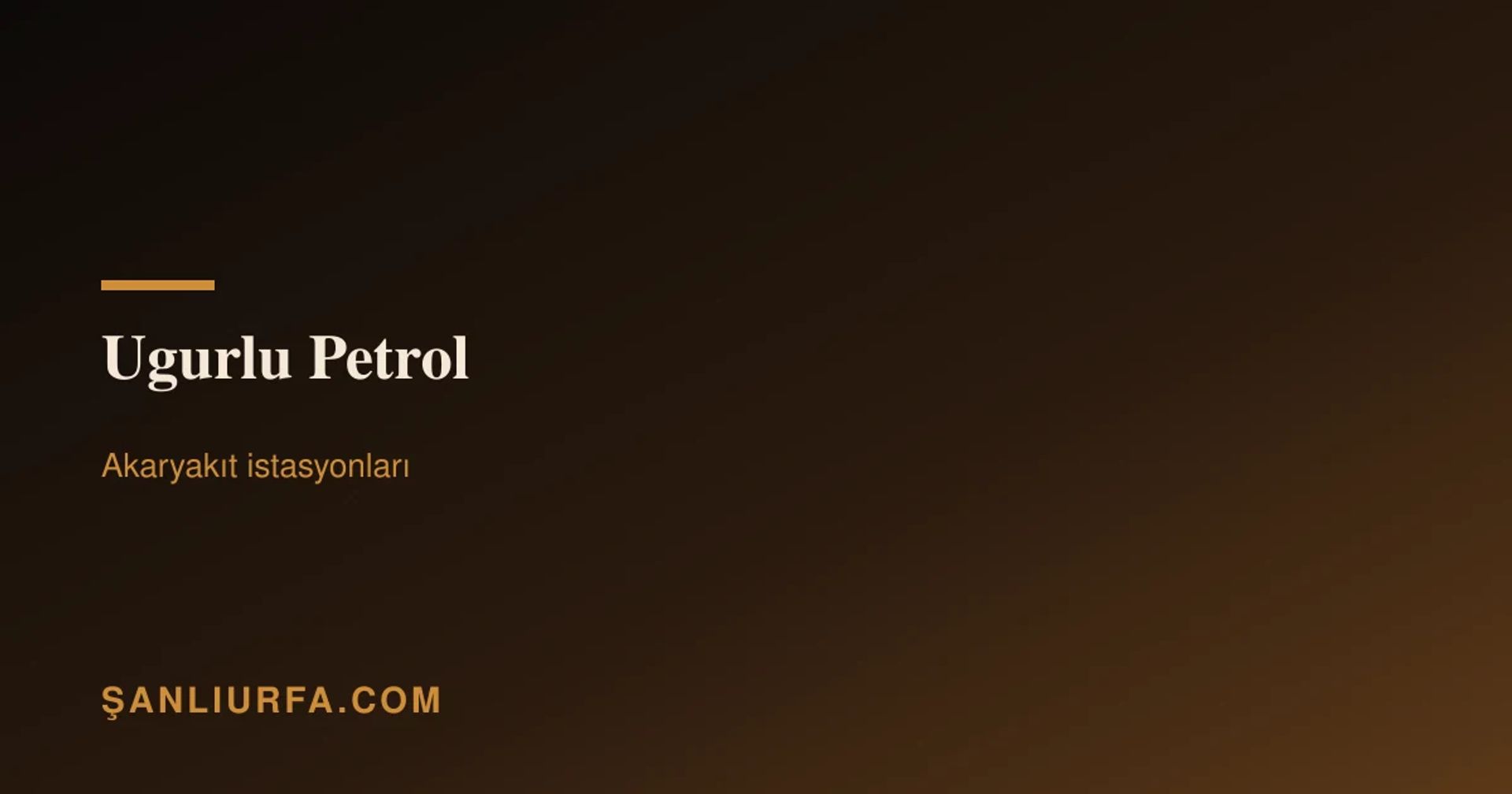 Ugurlu Petrol