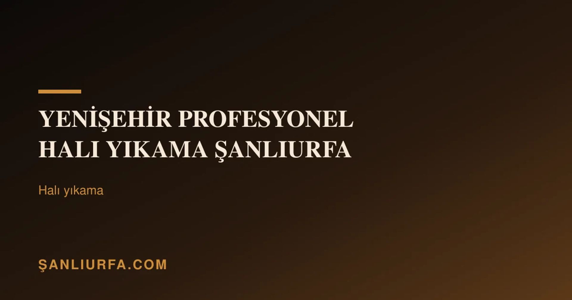 Yenişehir Profesyonel Hali Yikama Şanliurfa