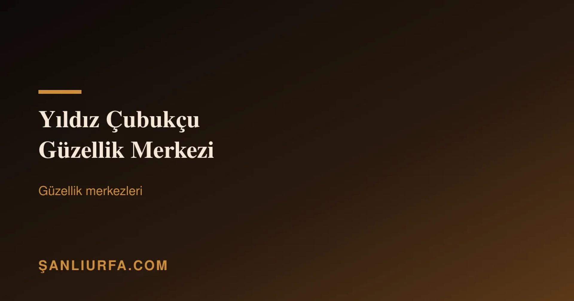 Yıldız Çubukçu Güzellik Merkezi