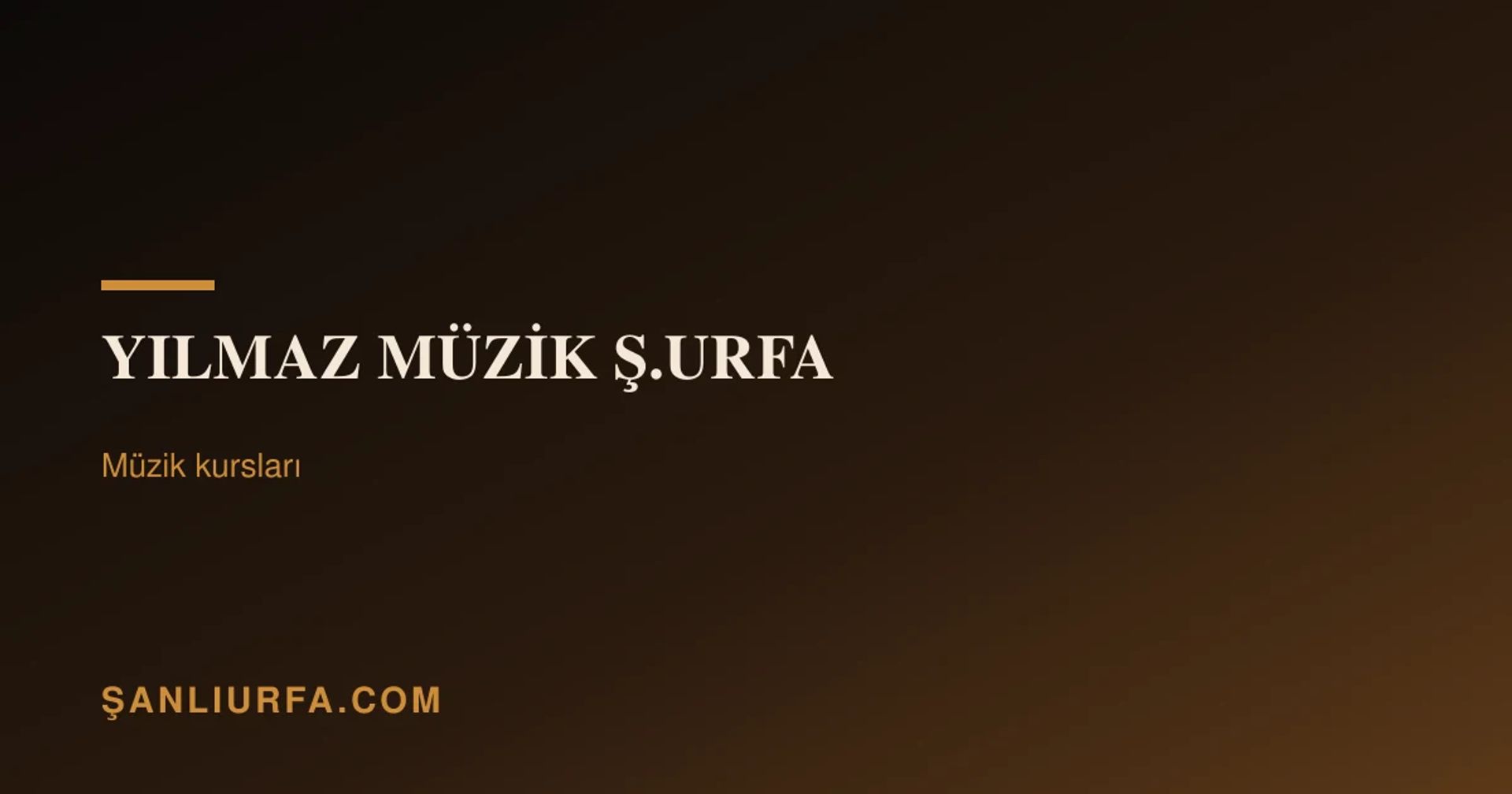 Yilmaz Müzik Ş.Urfa