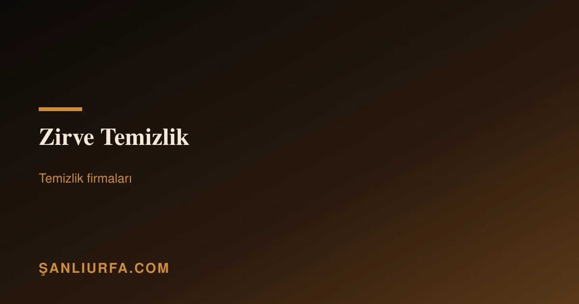 Zirve Temizlik