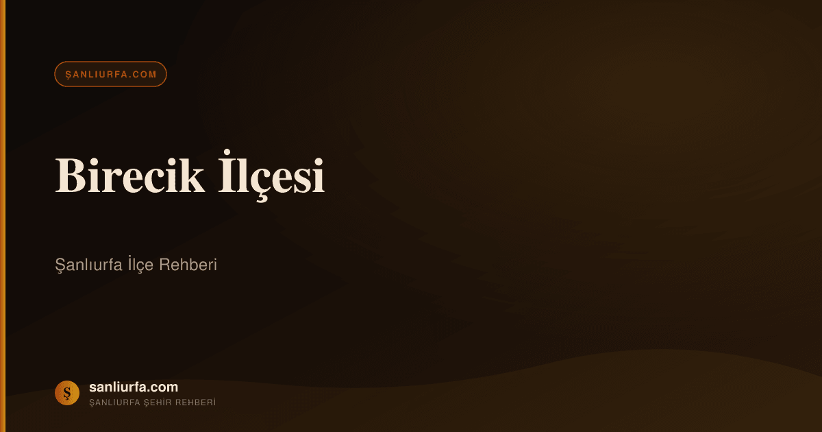 Birecik ilçesi