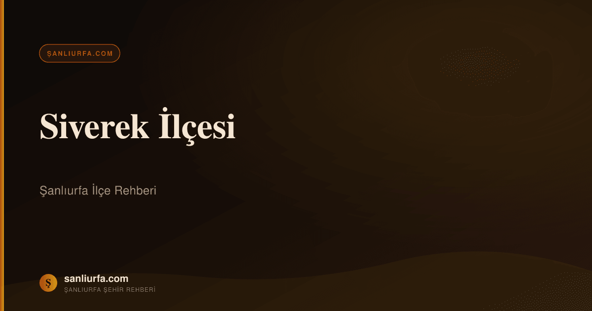 Siverek ilçesi