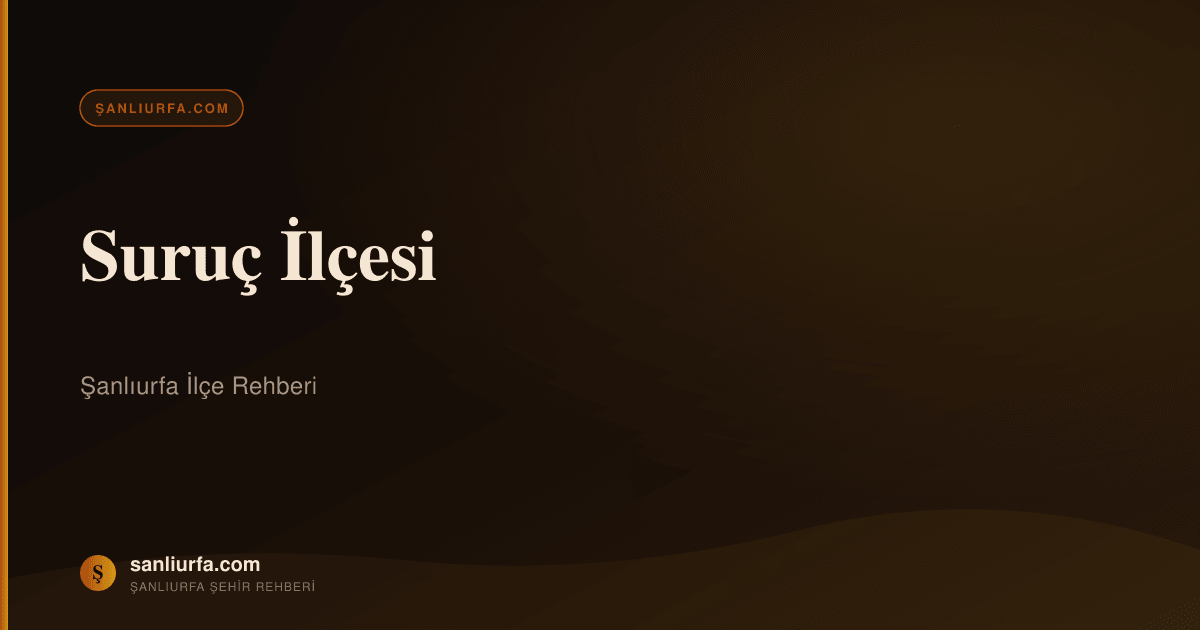 Suruç ilçesi