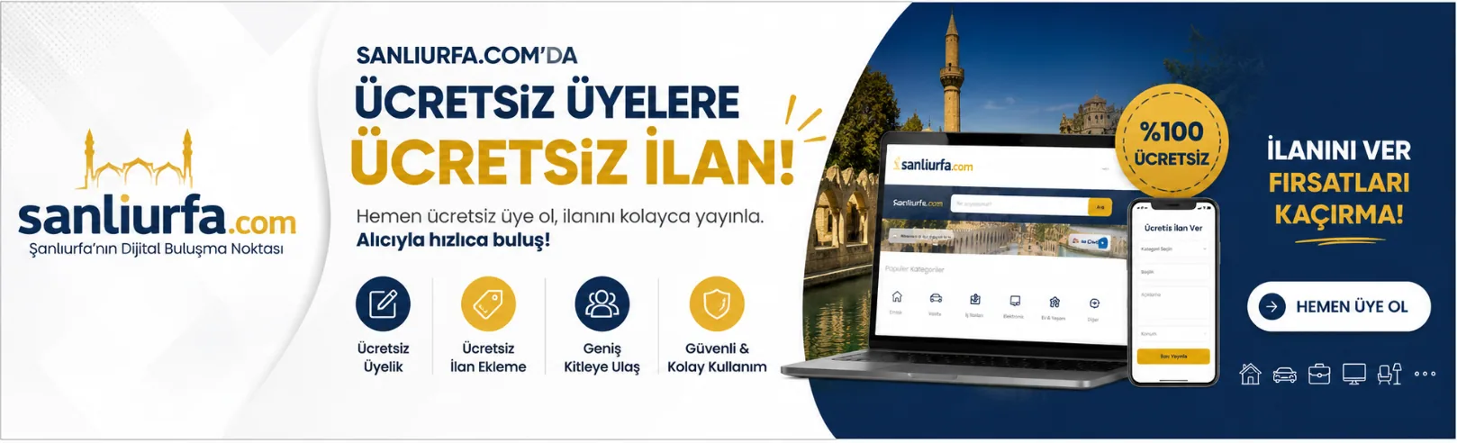 Şanlıurfa İlanları — İş, Emlak ve Satılık İlanlar