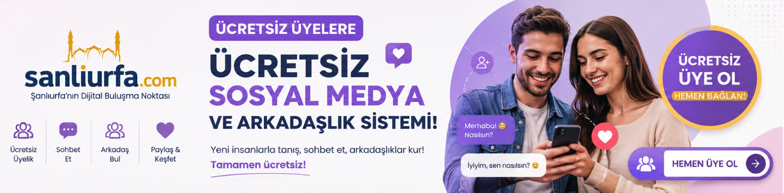 Şanlıurfa Sosyal Medya ve Eşleşme Platformu