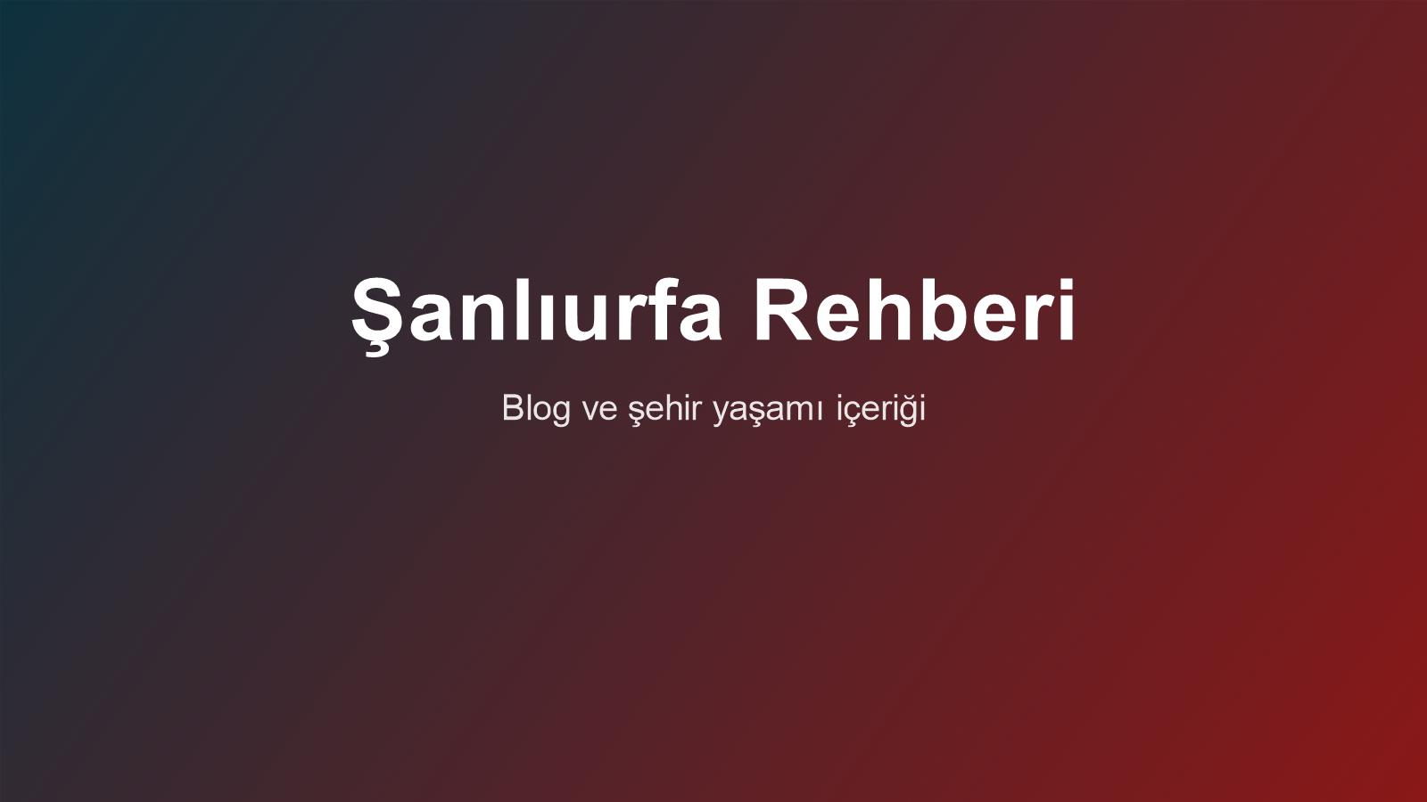 Şanlıurfa Pazar Yerleri: Taze Sebze, Meyve ve Yerel Üretim Rehberi