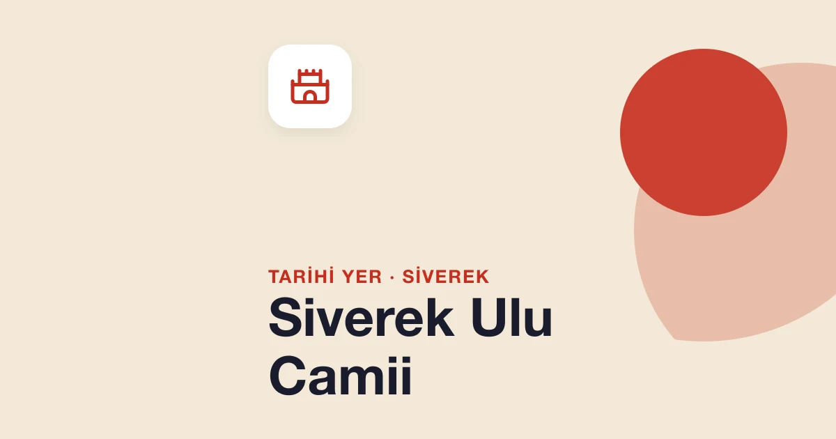 Siverek Ulu Camii
