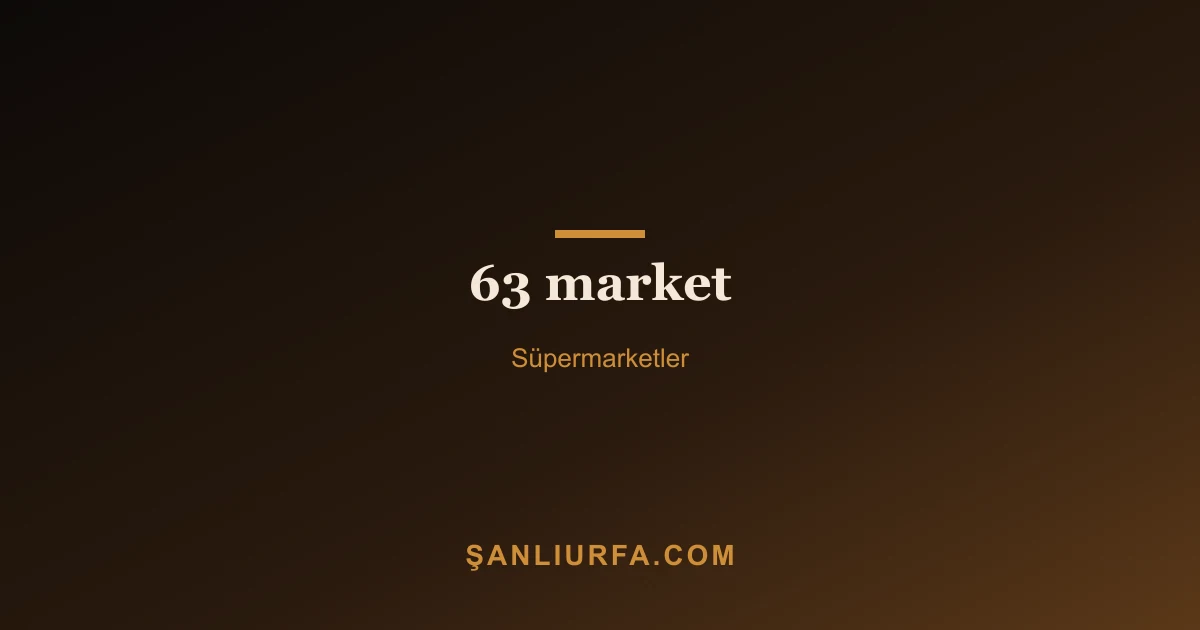 63 market
