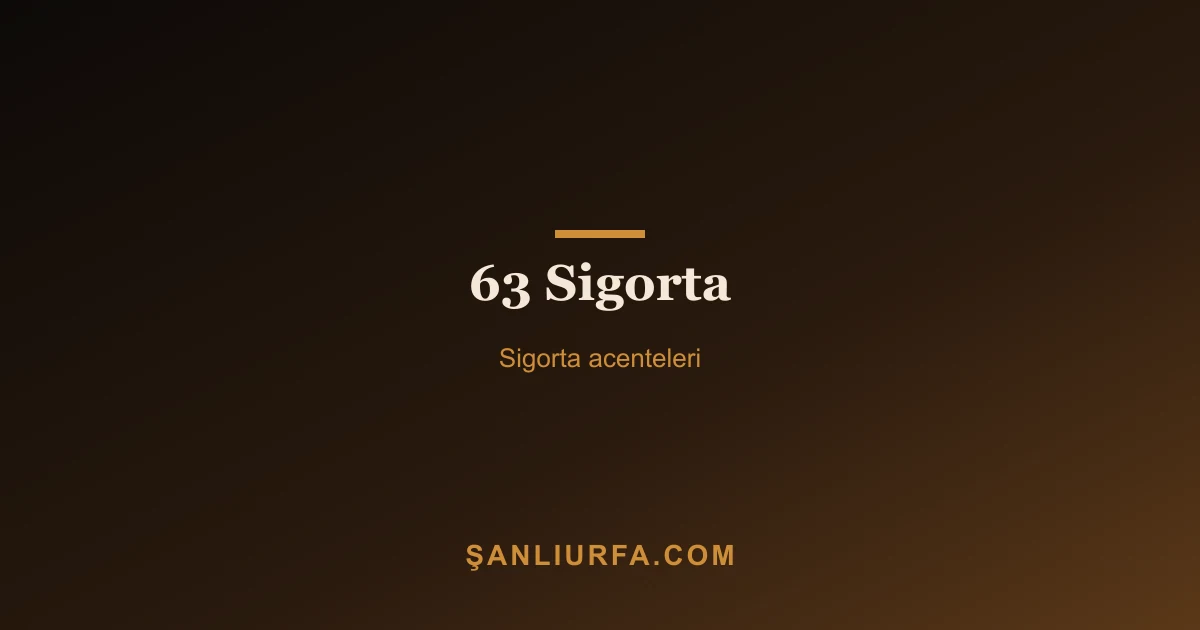 63 Sigorta