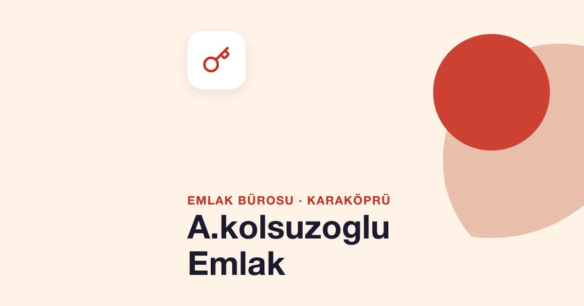 A.kolsuzoglu Emlak