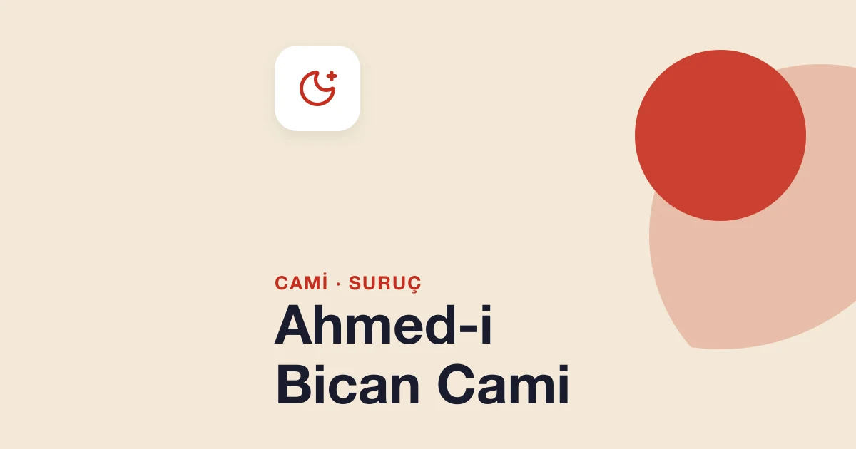 Ahmed-i Bican Cami
