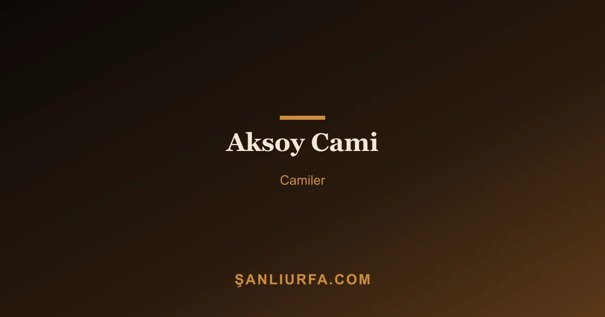 Aksoy Cami
