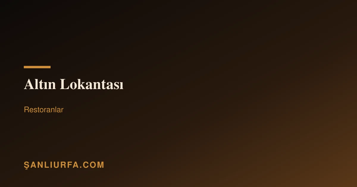 Altın Lokantası