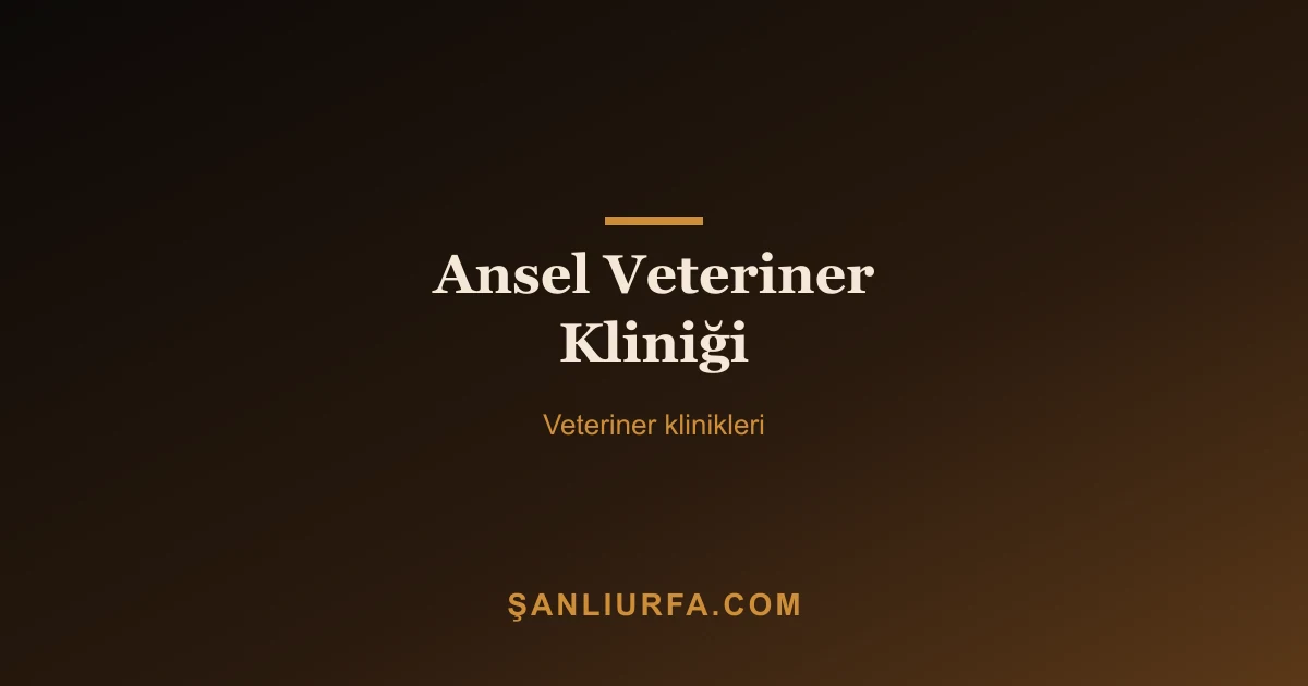 Ansel Veteriner Kliniği
