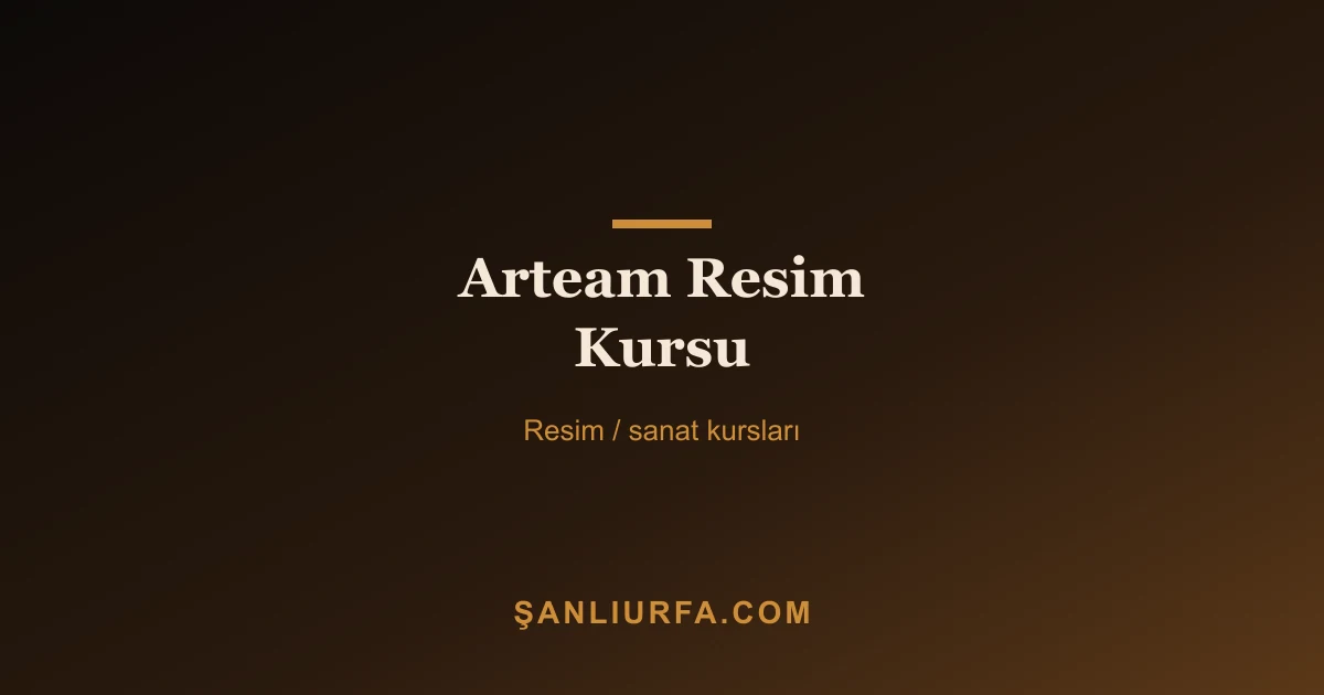 Arteam Resim Kursu