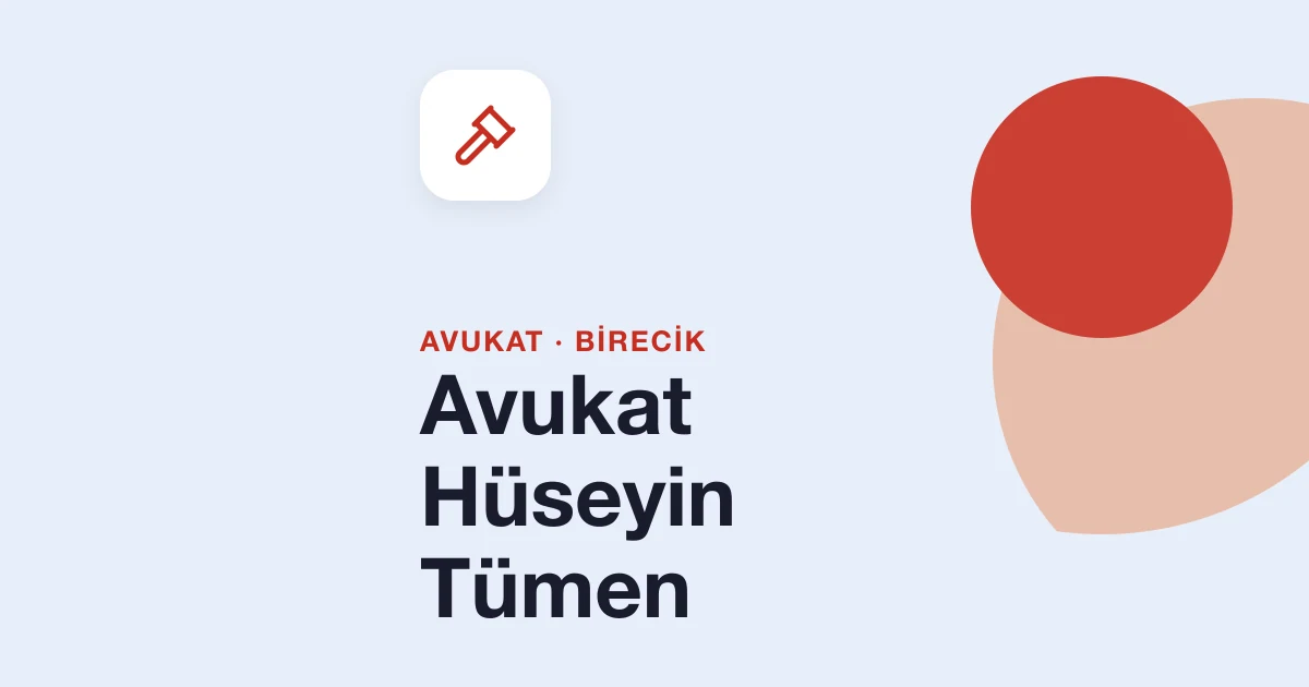 Avukat Hüseyin Tümen