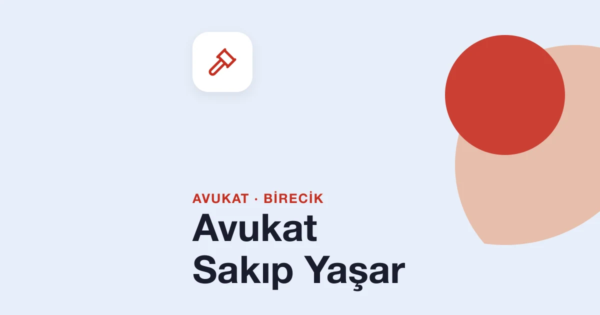Avukat Sakıp Yaşar