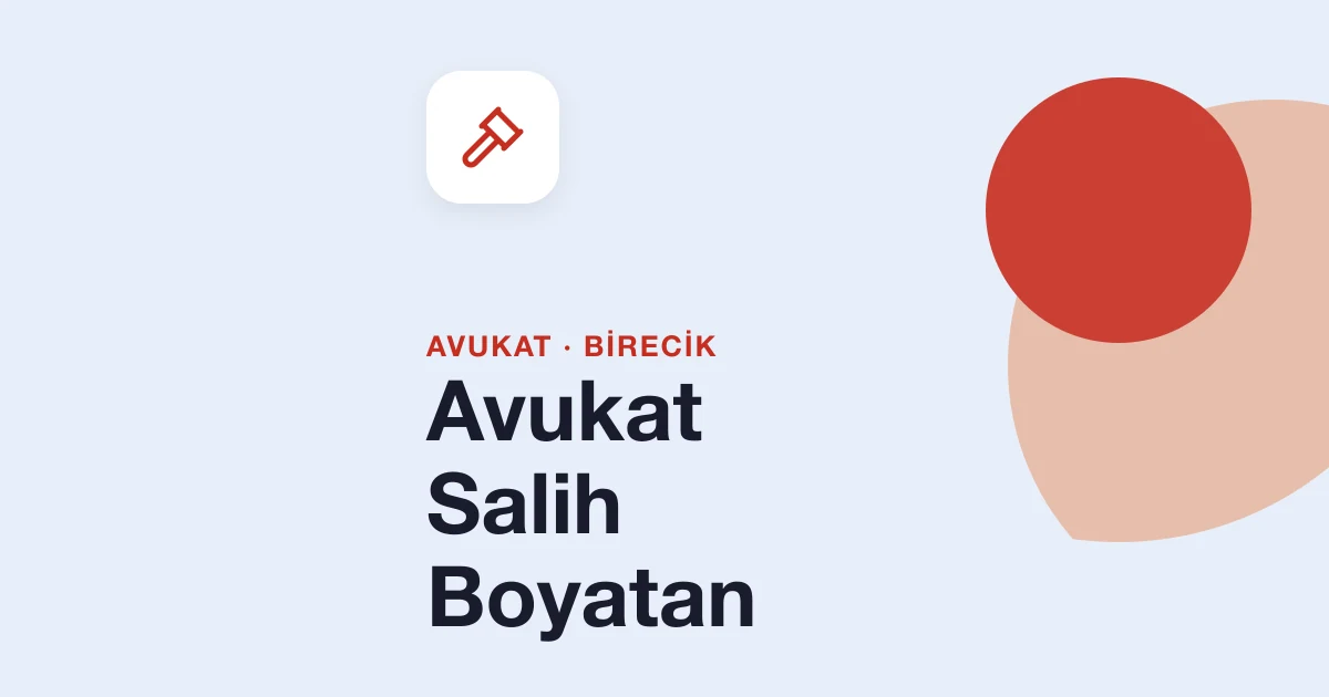 Avukat Salih Boyatan