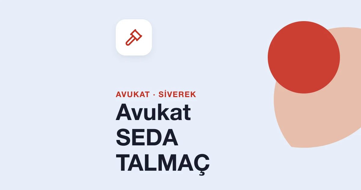Avukat SEDA TALMAÇ