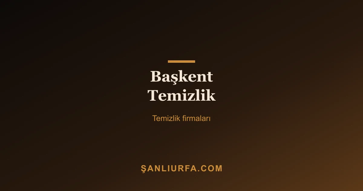 Başkent Temizlik