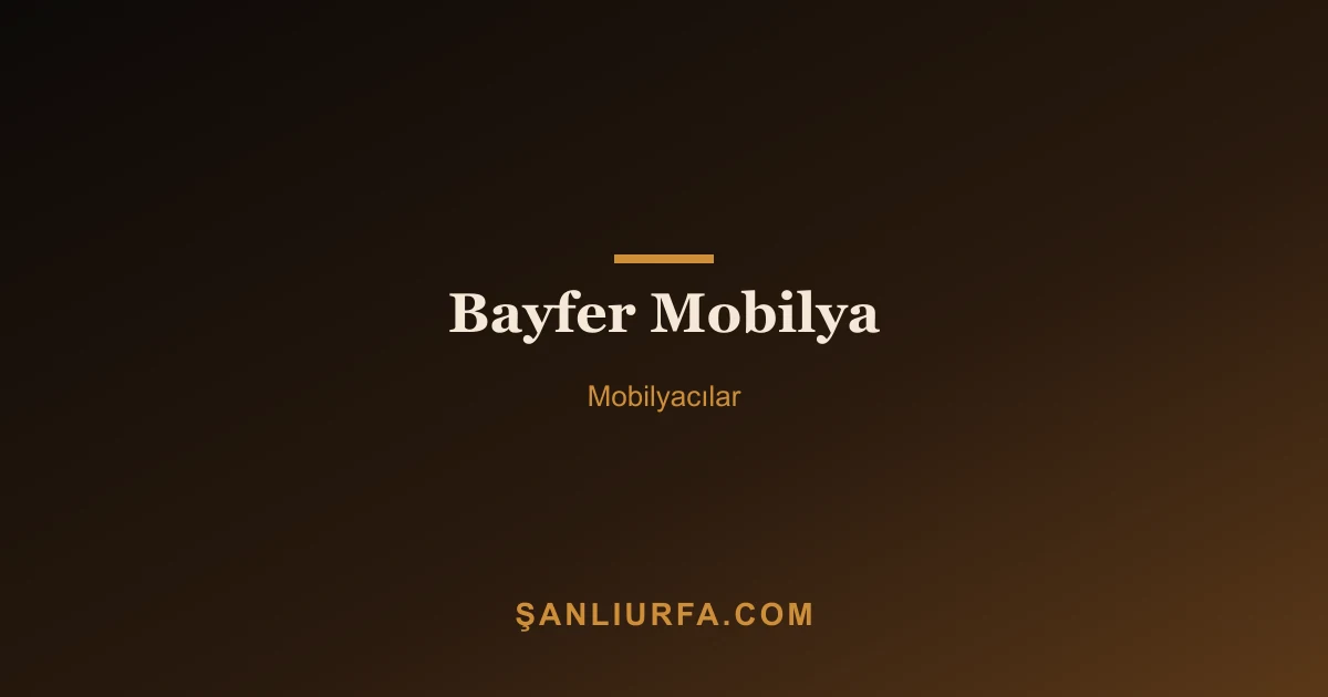 Bayfer Mobilya