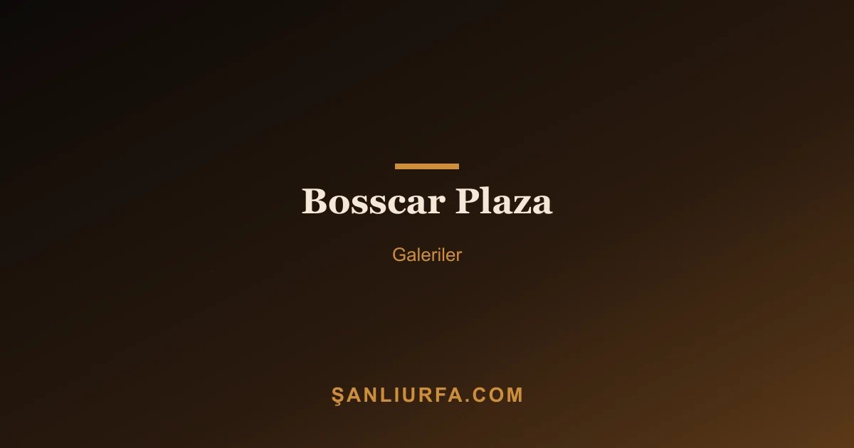 Bosscar Plaza