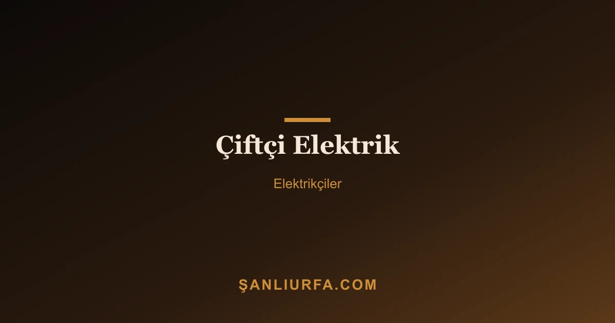 Çiftçi Elektrik
