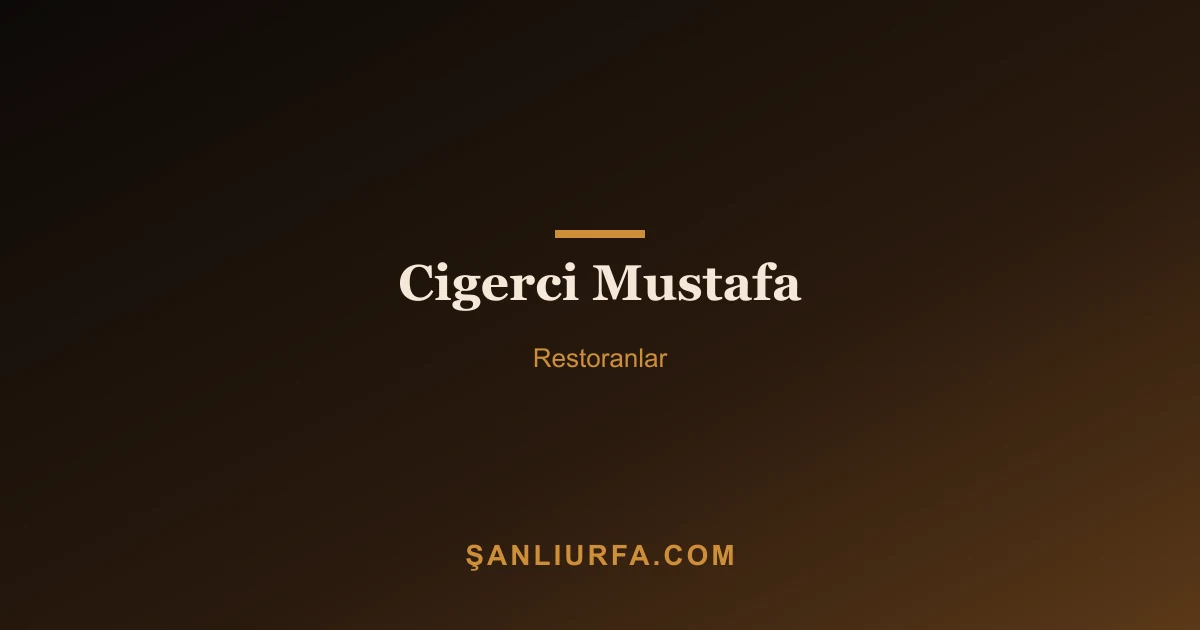 Cigerci Mustafa