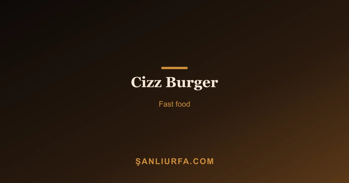 Cizz Burger