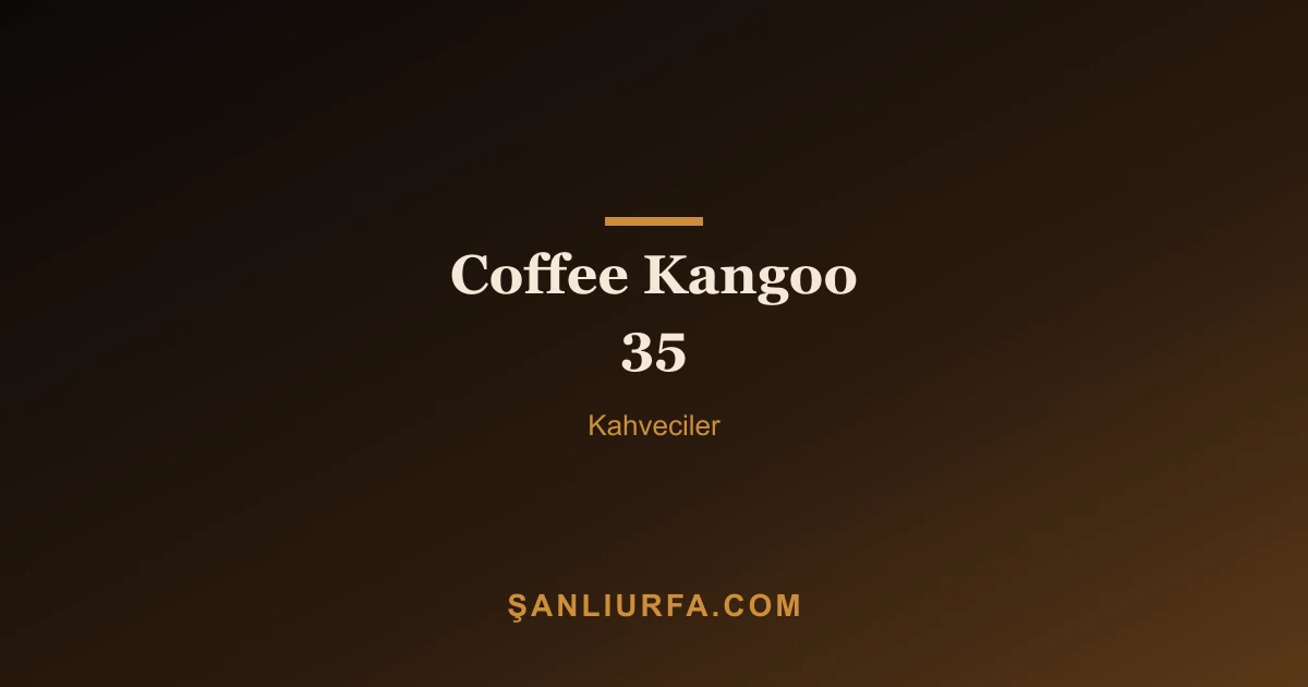 Coffee Kangoo 35