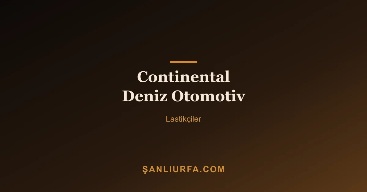Continental Deniz Otomotiv