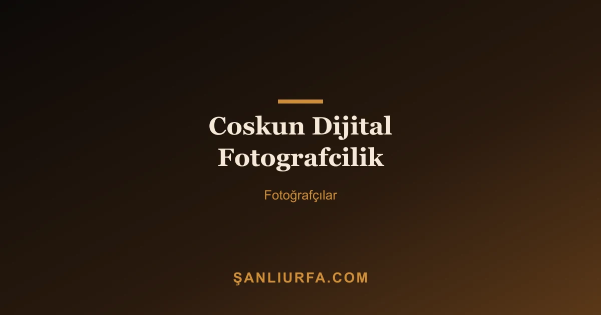 Coskun Dijital Fotografcilik