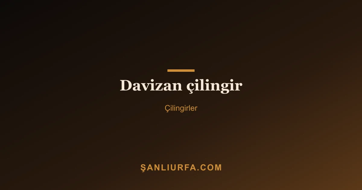 Davizan çilingir