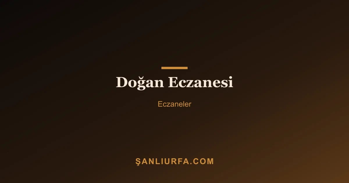 Doğan Eczanesi
