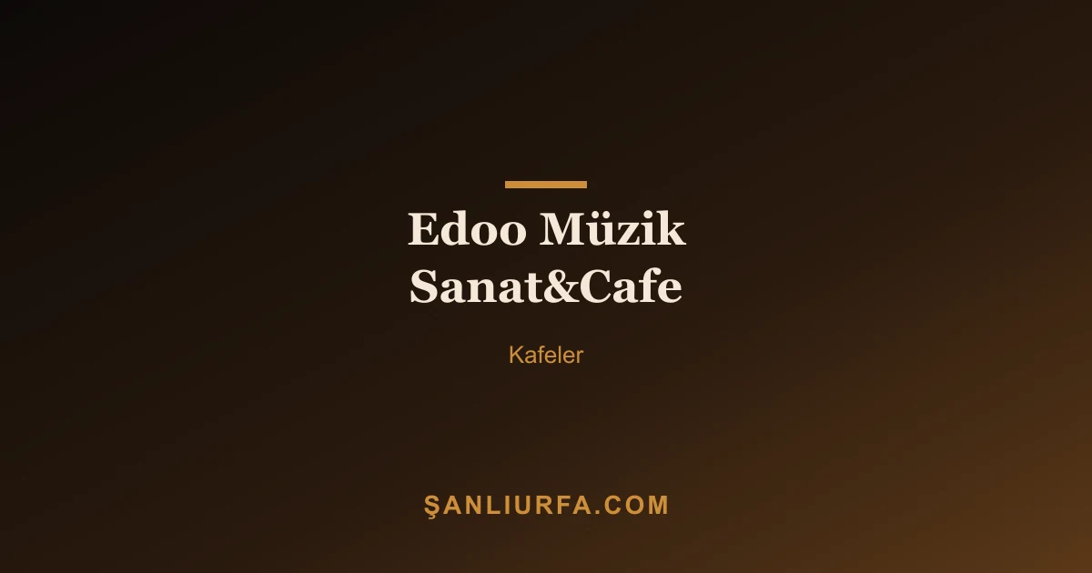 Edoo Müzik Sanat&Cafe