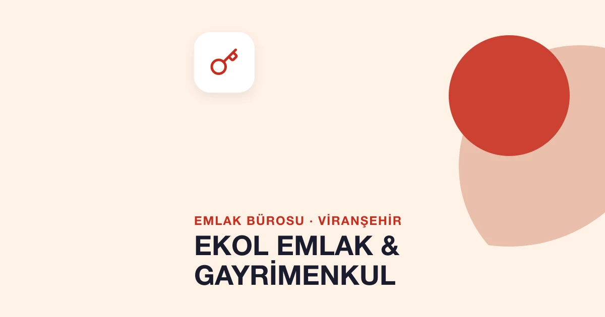 EKOL EMLAK & GAYRİMENKUL