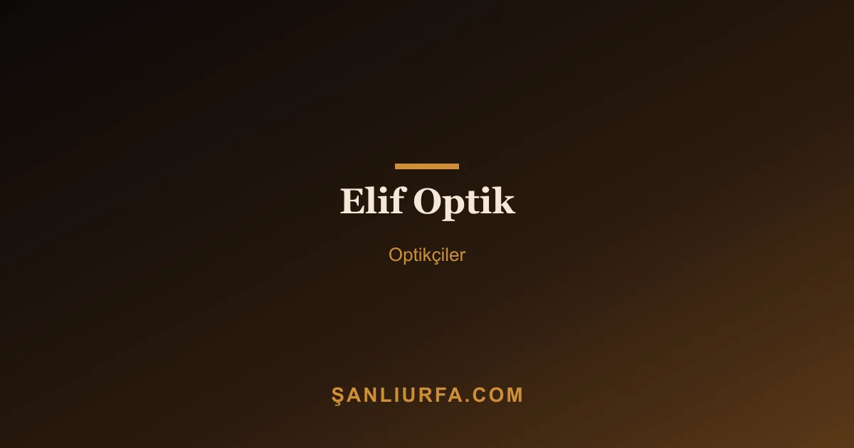 Elif Optik