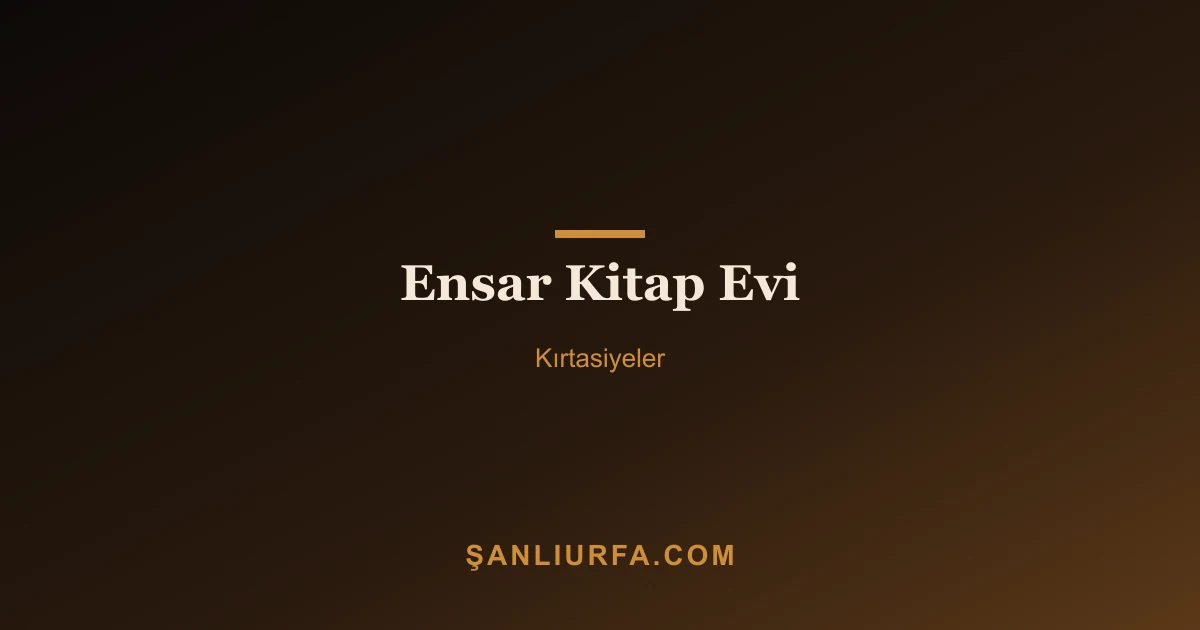 Ensar Kitap Evi