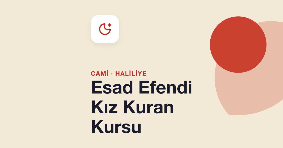 Esad Efendi Kız Kuran Kursu