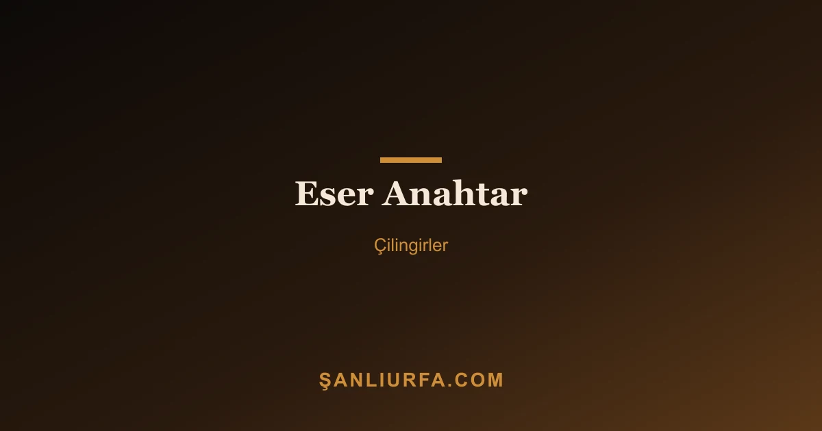 Eser Anahtar