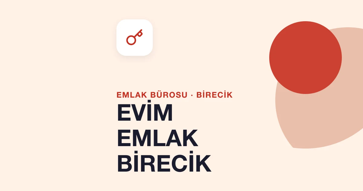 EVİM EMLAK BİRECİK
