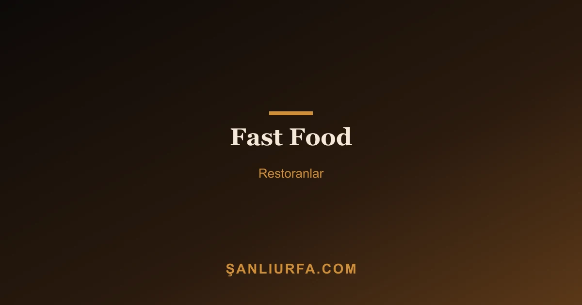 Fast Food