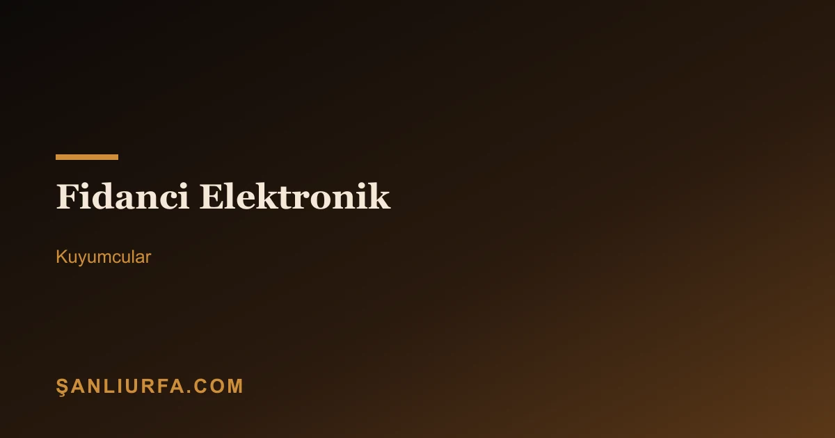 Fidanci Elektronik