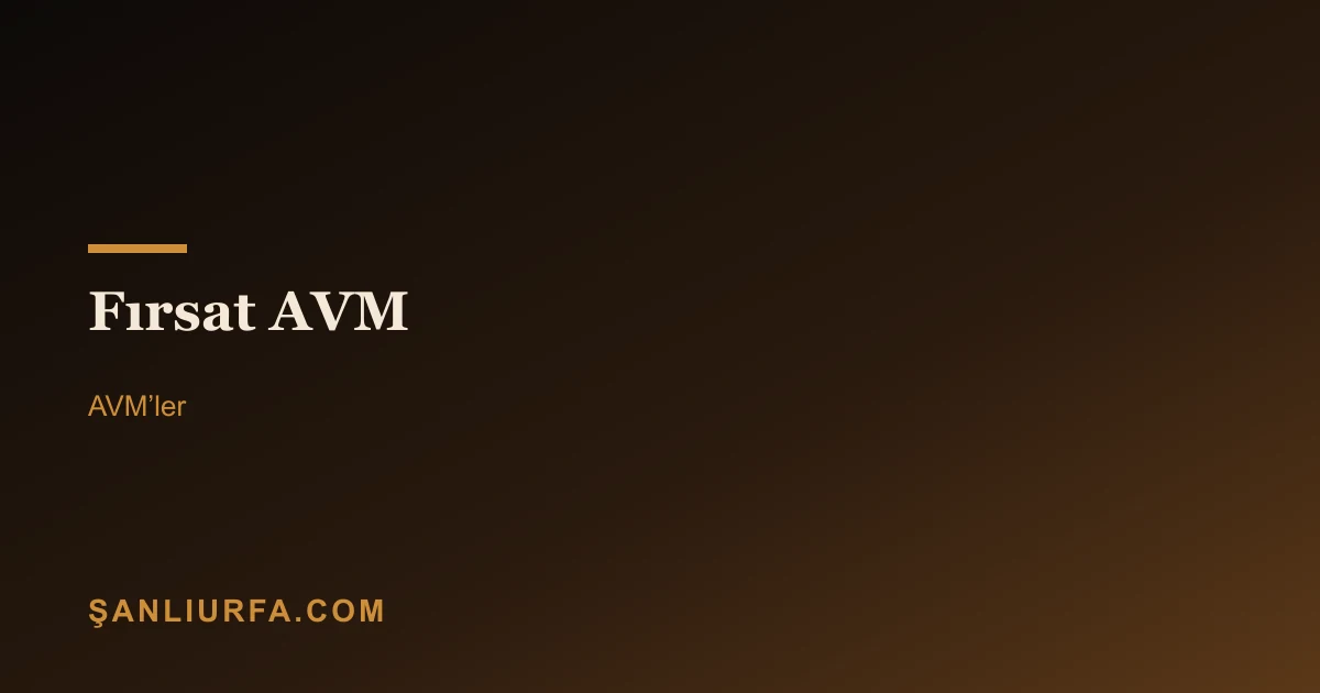 Fırsat AVM