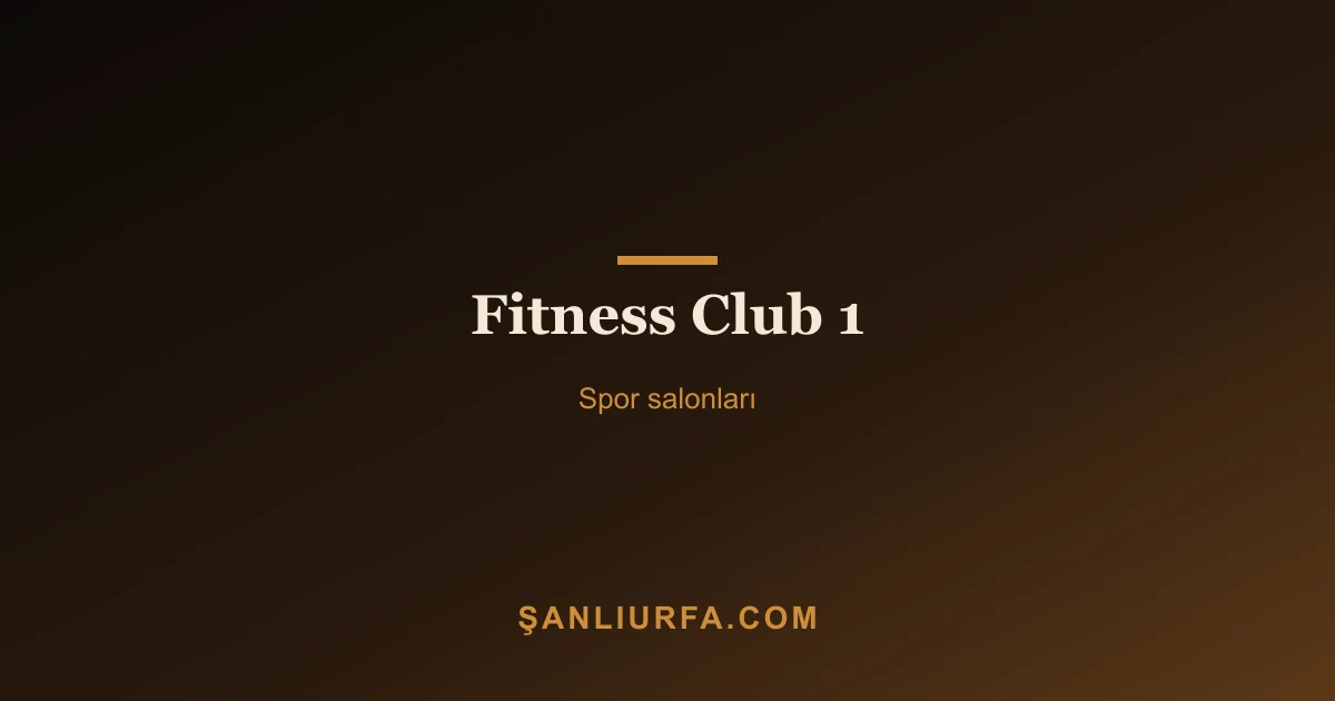 Fitness Club 1